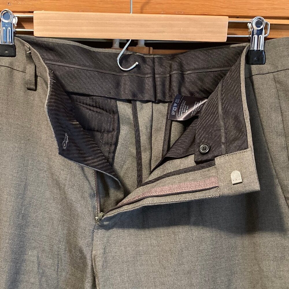 Kenneth Cole Reaction Mens Gray Pants 32x32 Pre-Owned - Picture 2 of 5